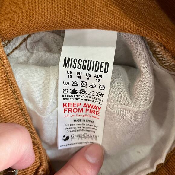 Missguided Button Down Skirt Size 6 New with tags - Picture 7 of 10